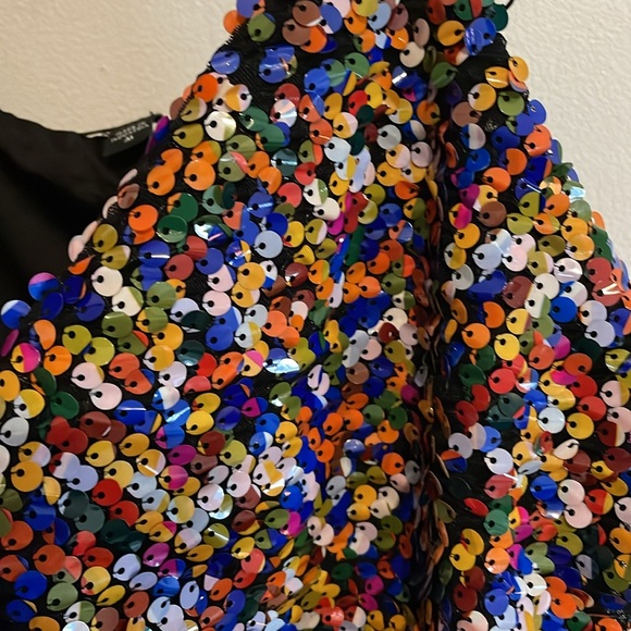 NWT MSRP $79 Guess Los Angeles RICO SEQUIN BODYSUIT Women's Size Medium - Picture 6 of 6